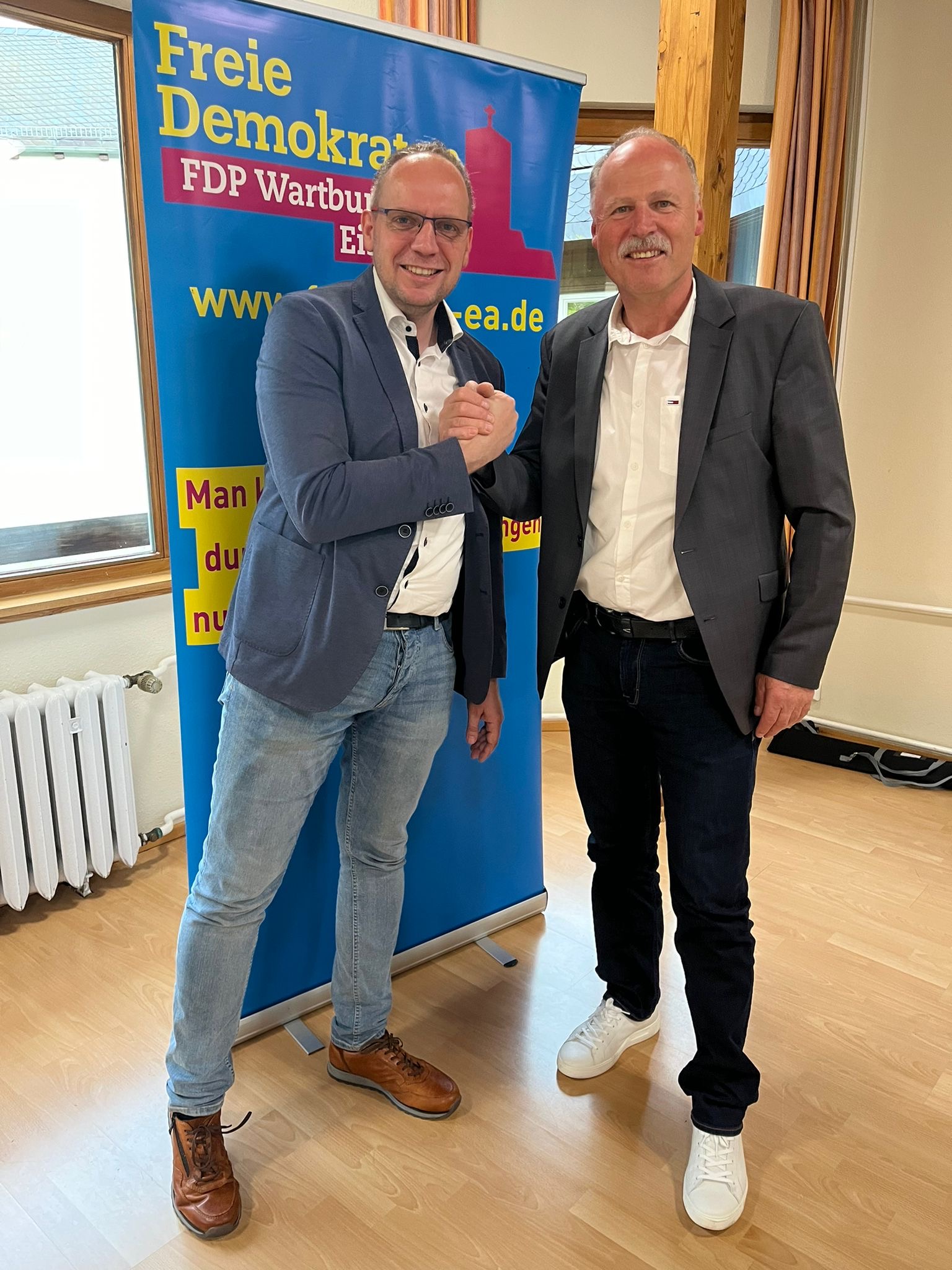 Matthias Fallenstein zusammen mit Tim Wagner MdB